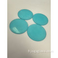 Verre de filtre passe-bande optique bleu QB21
